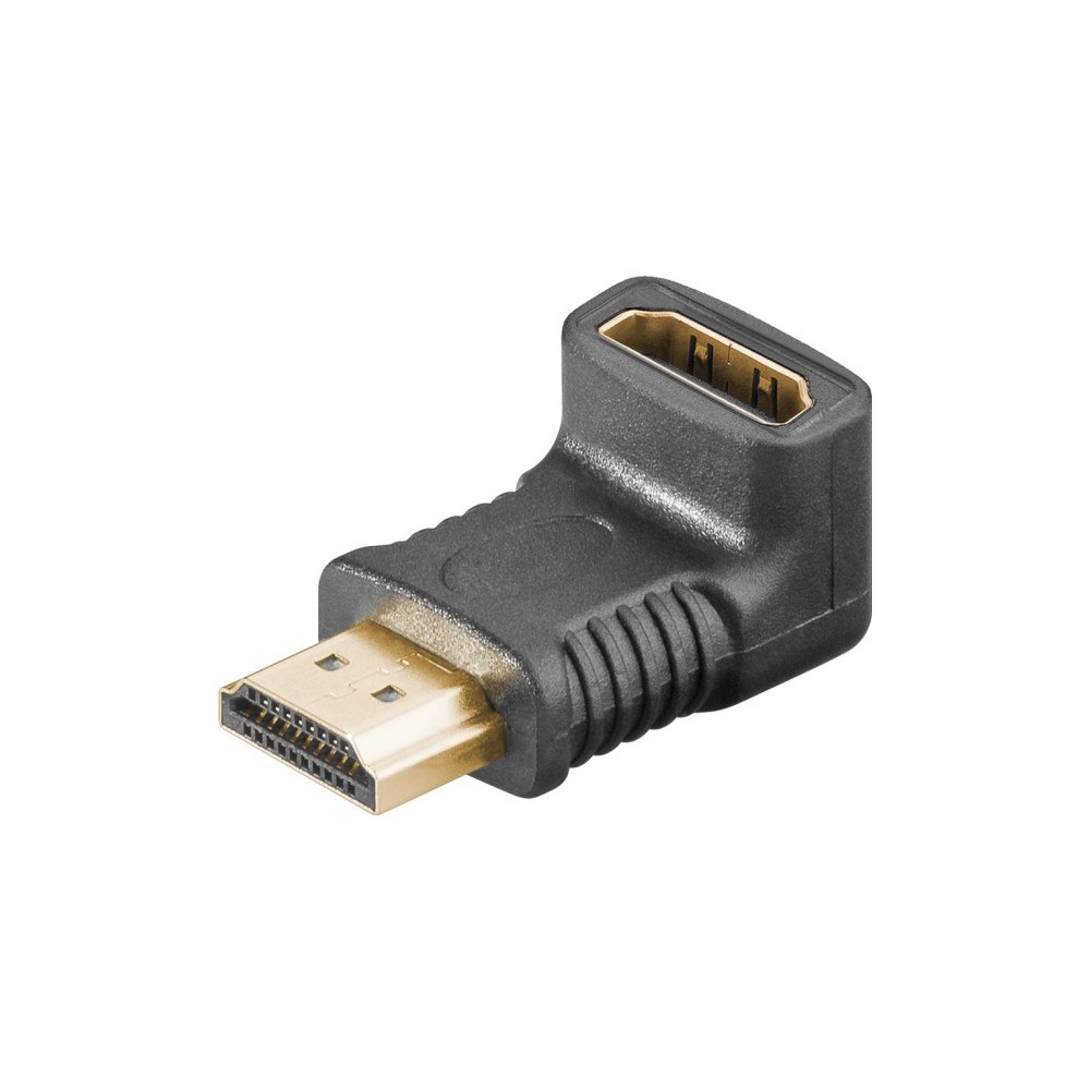 Goobay Goobay HDMI™ vinkeladapter 270° vertikal, 8K @ 60 Hz, vergol...
