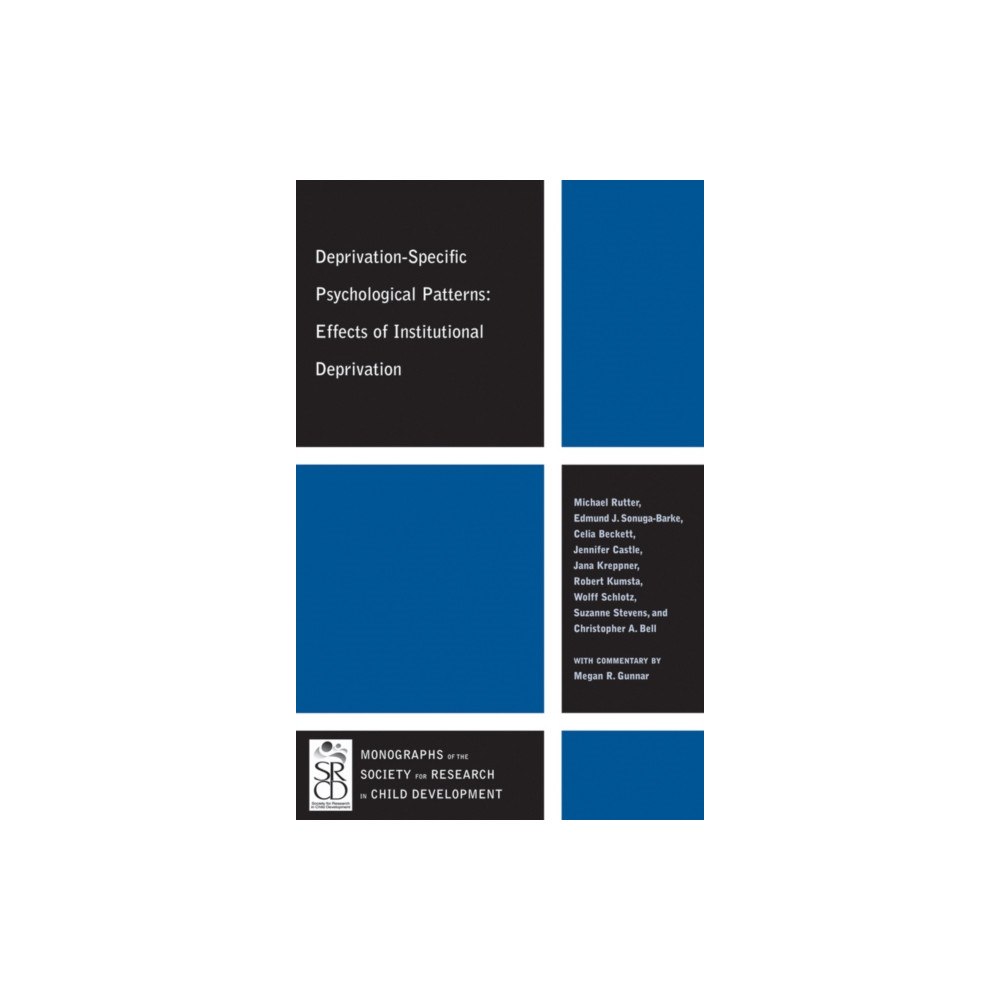 John Wiley And Sons Ltd Deprivation-Specific Psychological Patterns (häftad, eng)