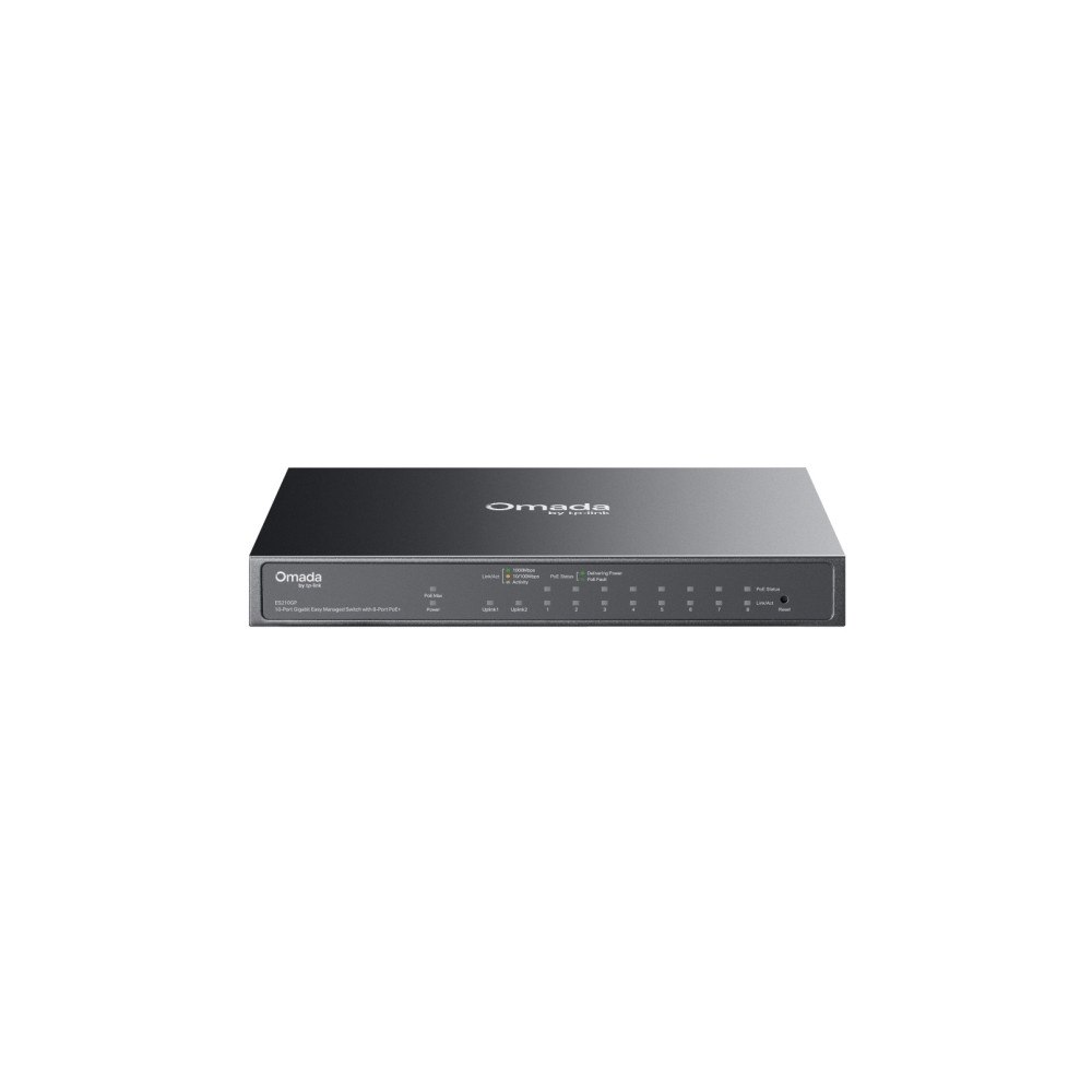 TP-LINK TP-Link Omada ES210GP V1 - switch - 10 portar - Administrerad