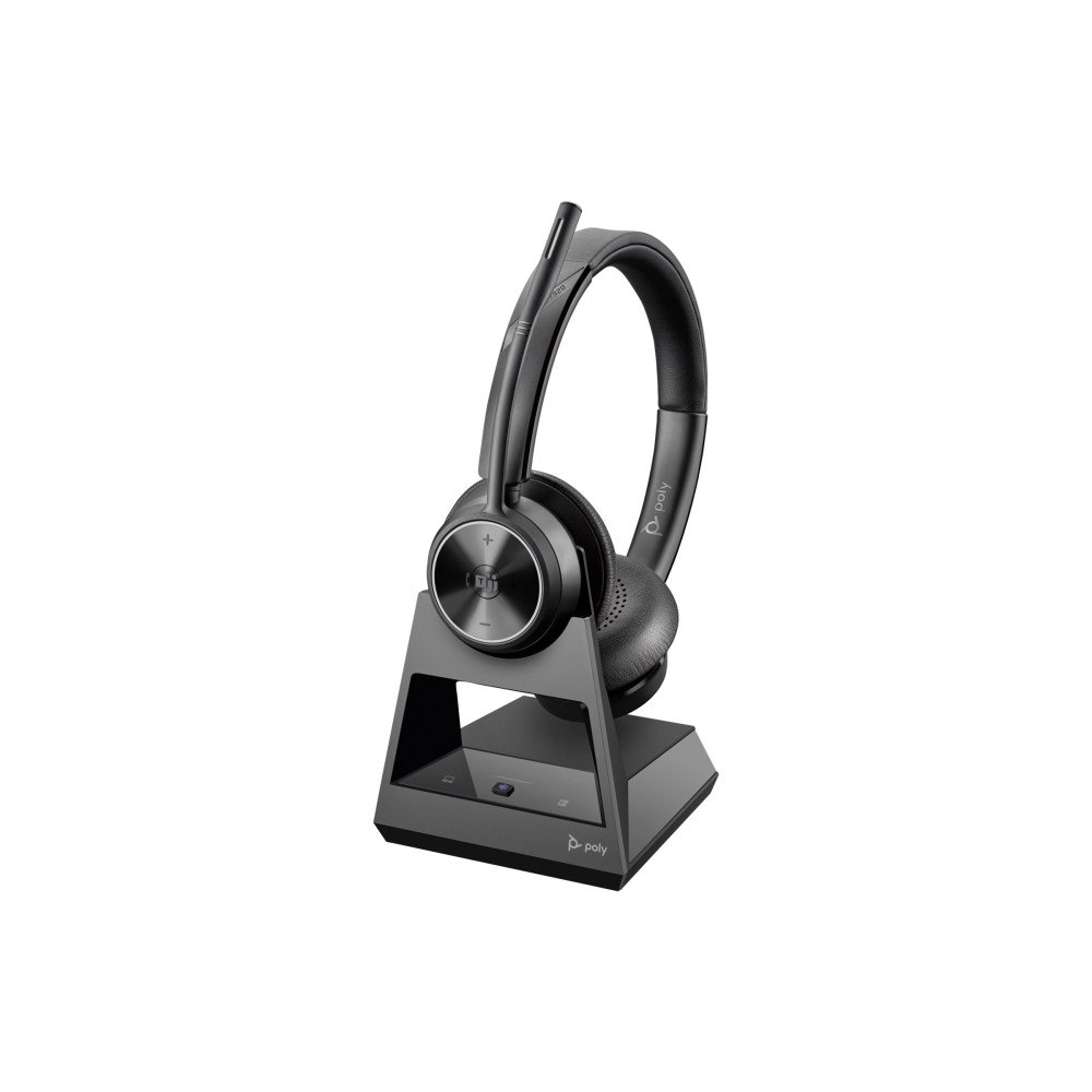 Hewlett-Packard HP Poly Savi 7320 - headset - USB-A via DECT-adapter