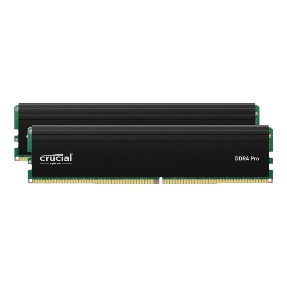Crucial Crucial - DDR4 - sats - 64 GB: 2 x 32 GB - DIMM 288-pin / PC4-25600 - ej buffrad