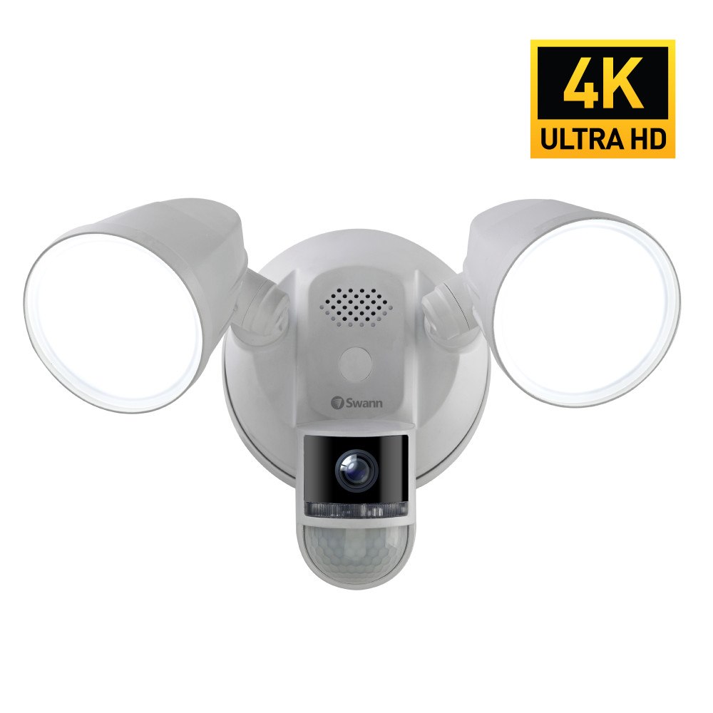Swann Swann 4K Floodlight Säkerhetskamera med 2600 lumen strålkastare