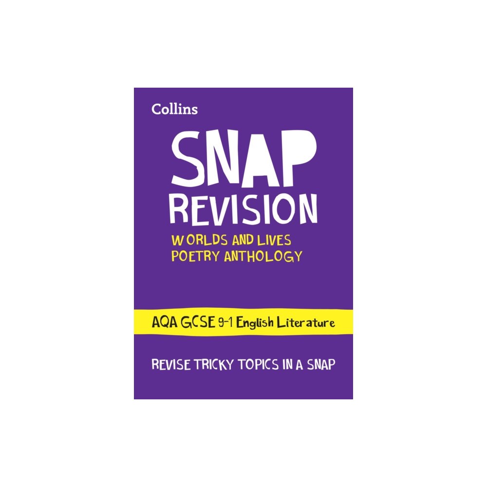 HarperCollins Publishers Worlds and Lives Poetry Cluster AQA GCSE 9-1 English Literature Revision Guide (häftad, eng)