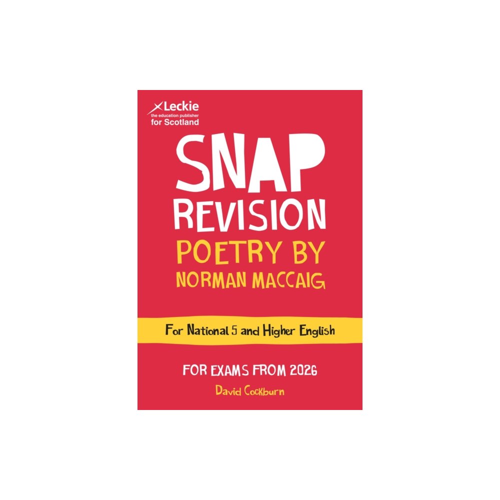 HarperCollins Publishers National 5/Higher English Revision: Poetry by Carol Ann Duffy (häftad, eng)