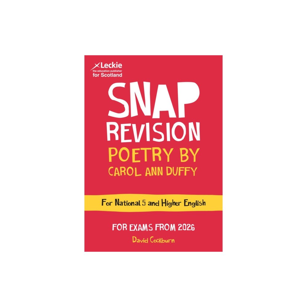 HarperCollins Publishers National 5/Higher English Revision: Poetry by Norman MacCaig (häftad, eng)