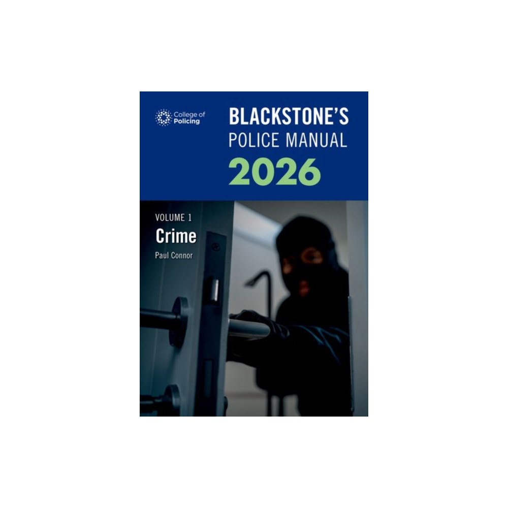Oxford University Press Blackstone's Police Manuals Volume 1: Crime 2026 (häftad, eng)