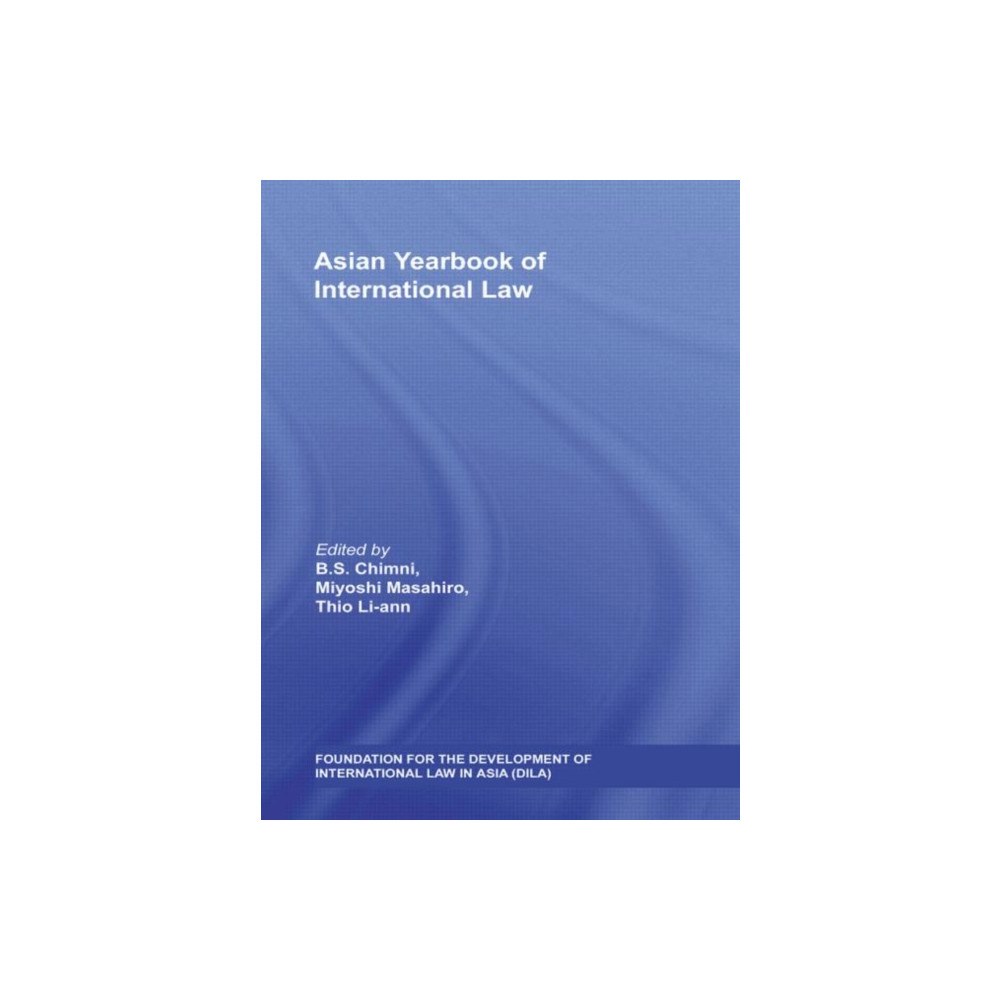 Taylor & francis ltd Asian Yearbook of International Law (inbunden, eng)