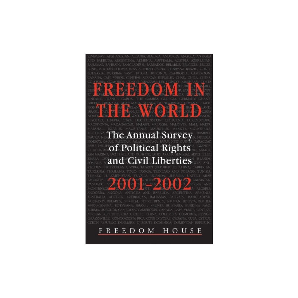 Taylor & francis inc Freedom in the World: 2001-2002 (inbunden, eng)