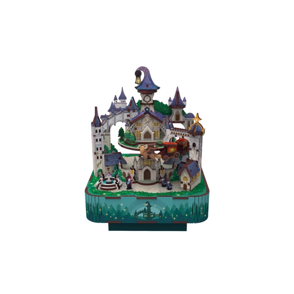Tonecheer Magical Castle -  3D Puzzle Music Box (häftad, eng)