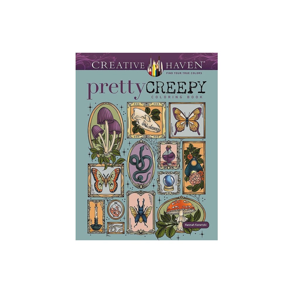Dover publications inc. Creative Haven Pretty Creepy Coloring Book (häftad, eng)