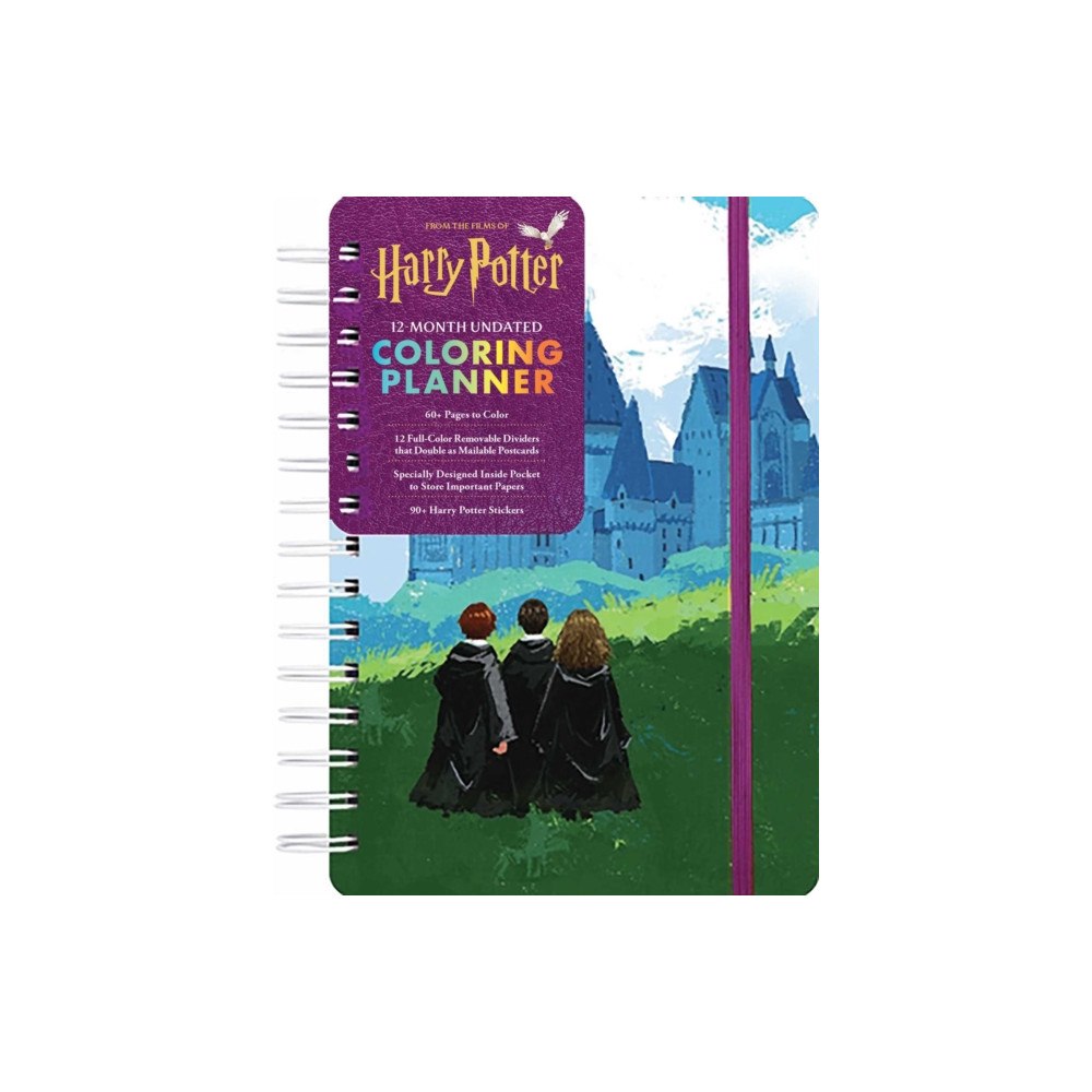 Thunder Bay Press Harry Potter 12-Month Undated Coloring Planner (bok, spiral, eng)