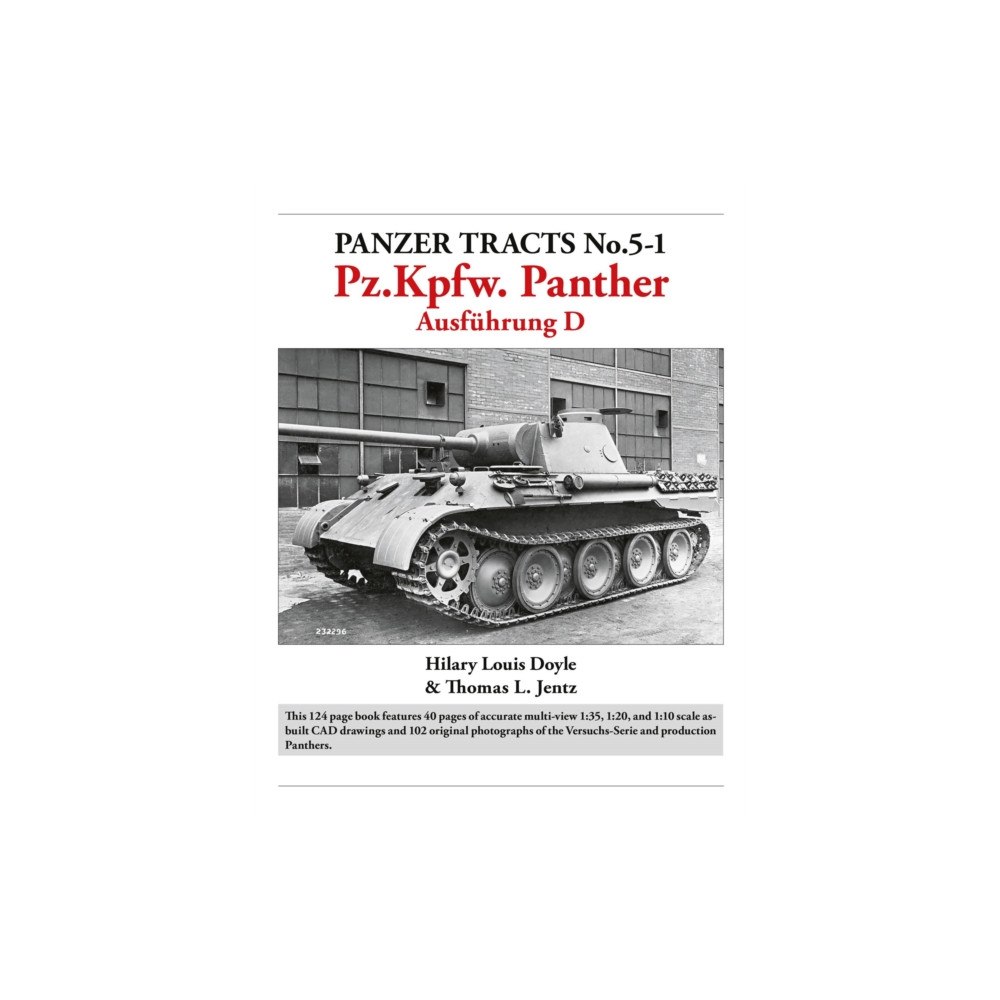 Panzerwrecks Limited Panzer Tracts No.5-1: Pz.Kpfw. Panther Ausfuhrung D (häftad, eng)
