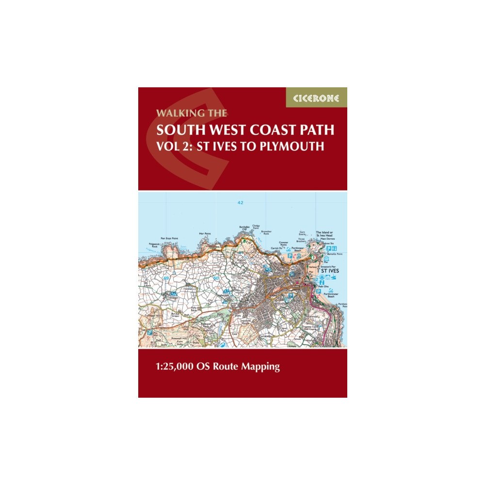 Cicerone Press South West Coast Path Map Booklet - Vol 2: St Ives to Plymouth (häftad, eng)