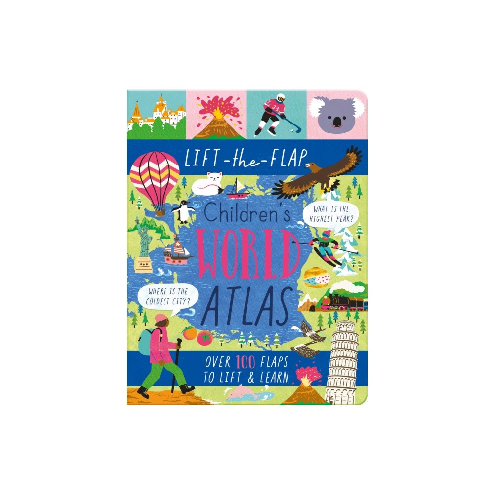 North Parade Publishing Lift-the-Flap Children's World Atlas (inbunden, eng)