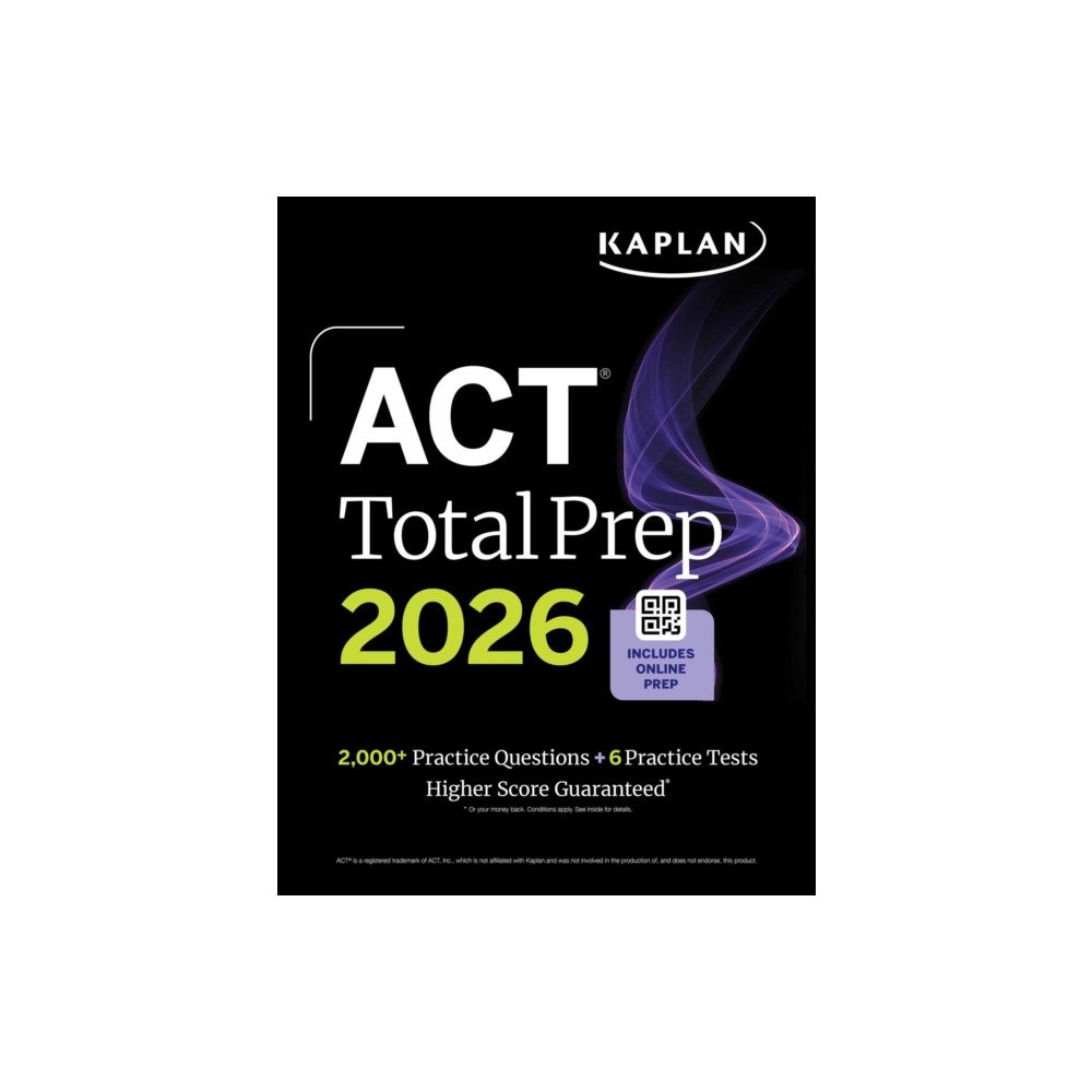 Kaplan AEC Education ACT Total Prep 2026: Includes 6 Full Length Tests, 2,000+ Practice Questions + Online Access to a 500+ Question Bank & V...