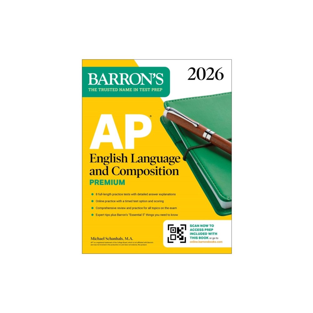 Kaplan Publishing AP English Language and Composition Premium, 2026: Prep Book with 8 Practice Tests + Online Practice (häftad, eng)