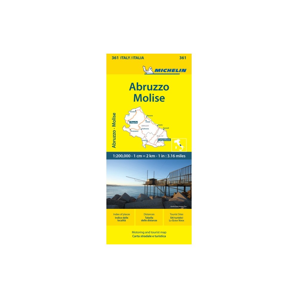 Michelin Editions Des Voyages Abruzzo & Molise - Michelin Local Map 361