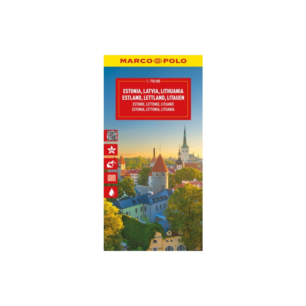 MAIRDUMONT GmbH & Co. KG Estonia, Latvia, Lithuania Marco Polo Map
