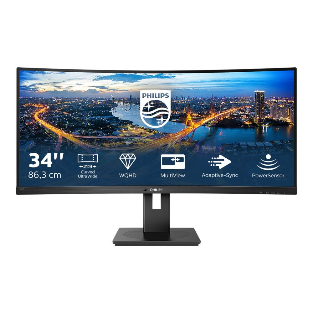 Philips Philips 345B1C - LED-skärm - böjd - 34"