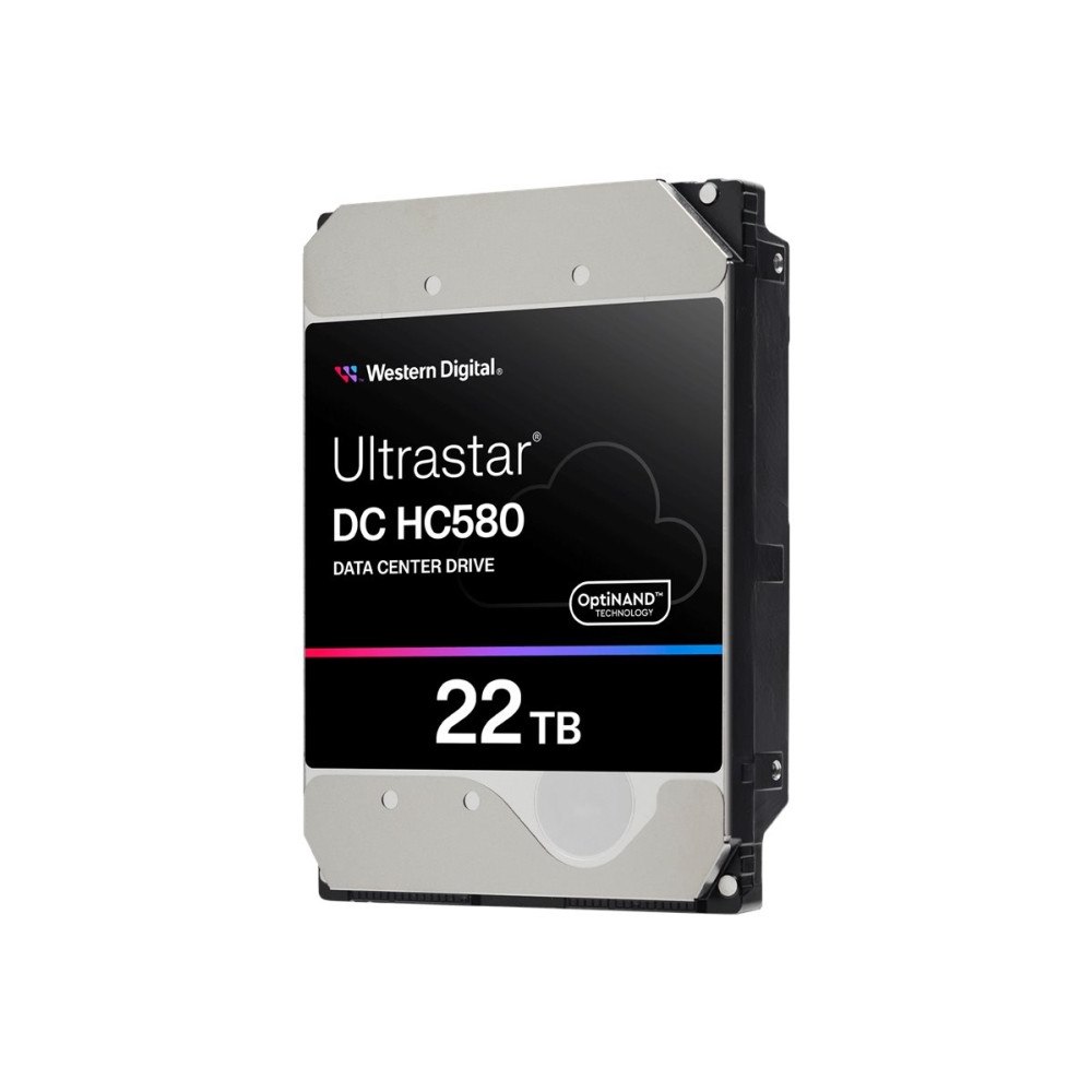 Western Digital WD Ultrastar DC HC580 WUH722422AL5204 - hårddisk - datacenter - 22 TB - SAS 12Gb/s