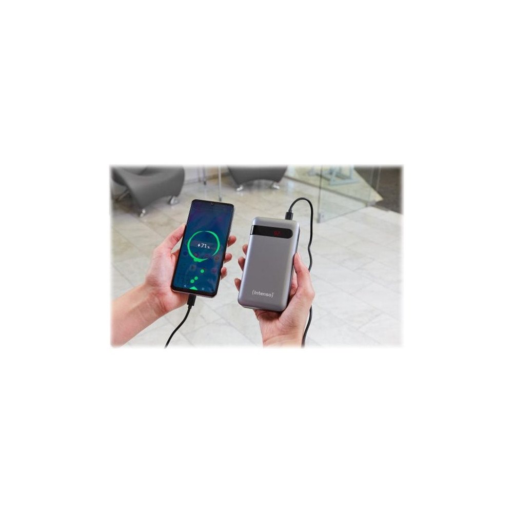 Intenso Intenso Powerbank PD10000 strömförsörjningsbank - Li-pol - 24 pin USB-C