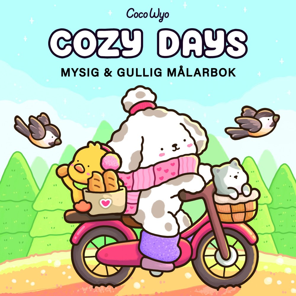 Coco Wyo Cozy Days : Mysig och gullig Cozy Coloring målarbok från Coco Wyo (häftad)