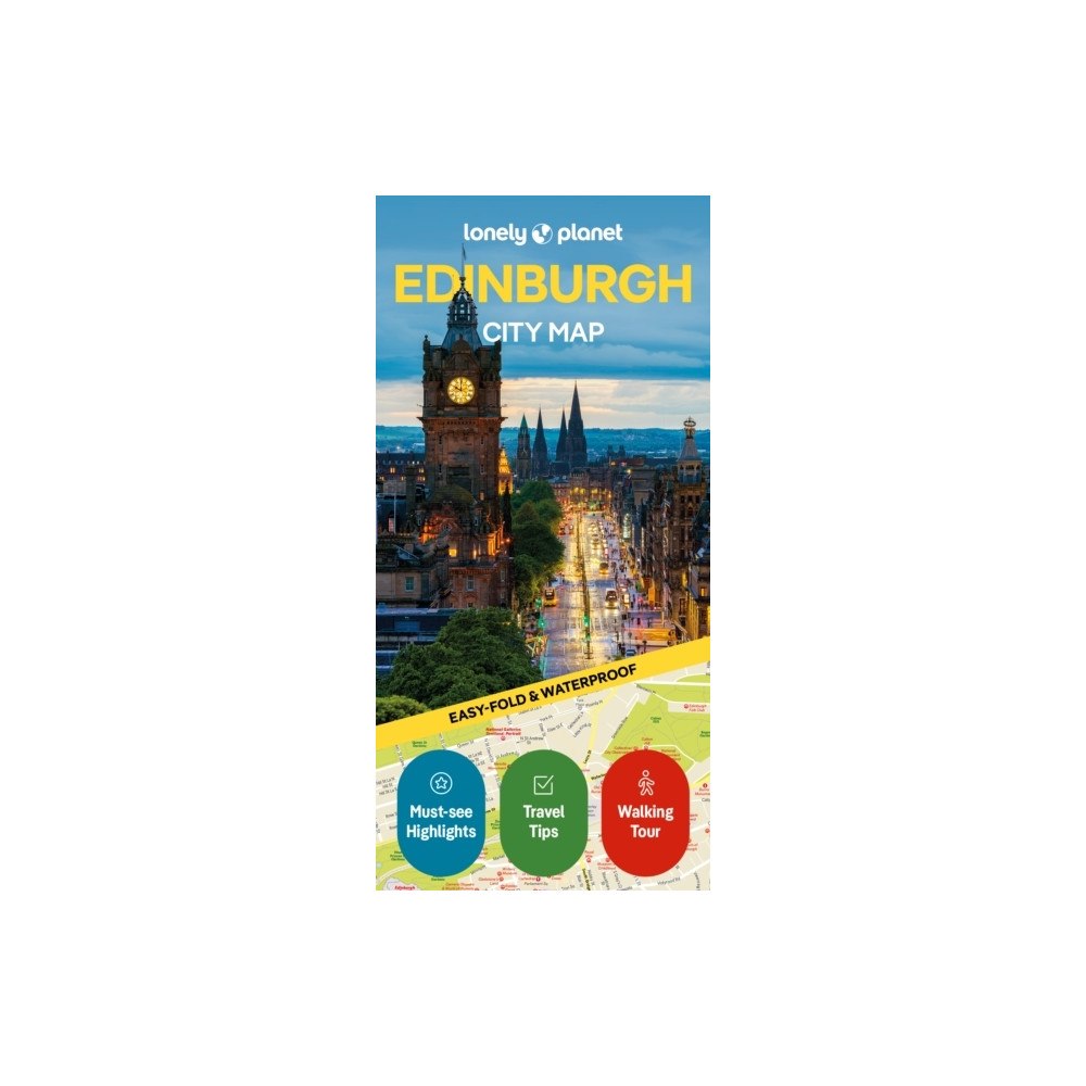 Lonely Planet Lonely Planet Edinburgh City Map (bok, eng)