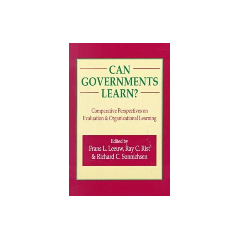 Taylor & francis inc Can Governments Learn? (häftad, eng)