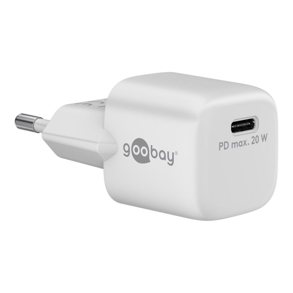 Goobay goobay strömadapter - nano, GAN - 24 pin USB-C - 20 Watt