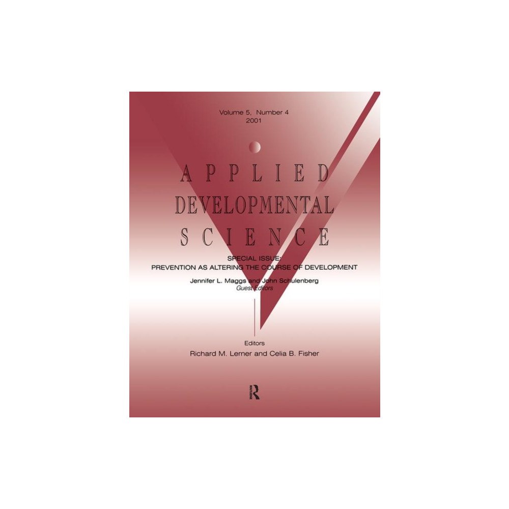 Taylor & francis inc Prevention As Altering the Course of Development (häftad, eng)