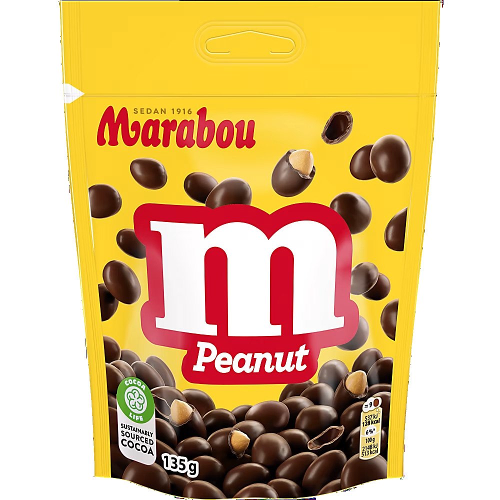 Marabou Marabou M Peanut 135g