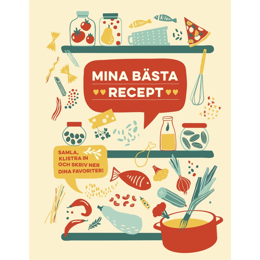 Bokförlaget Semic Mina bästa recept (bok, spiral)