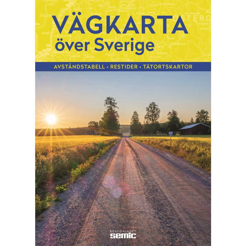 Bokförlaget Semic Vägkarta över Sverige 2022 (bok, spiral)