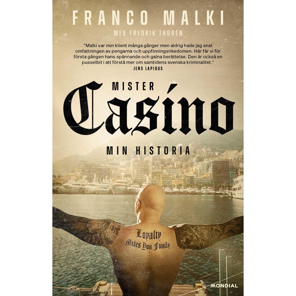 Franco Malki Mister Casino : min historia (inbunden)