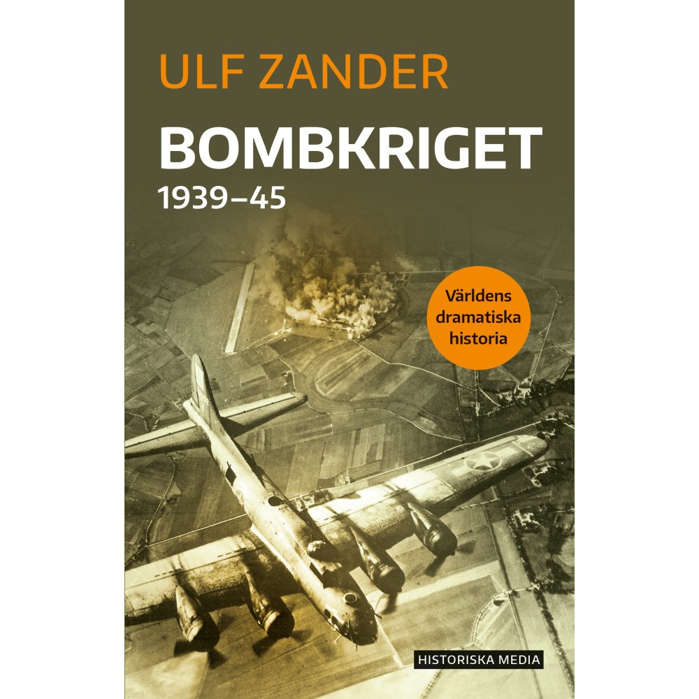 Ulf Zander Bombkriget 1939-45 (bok, danskt band)
