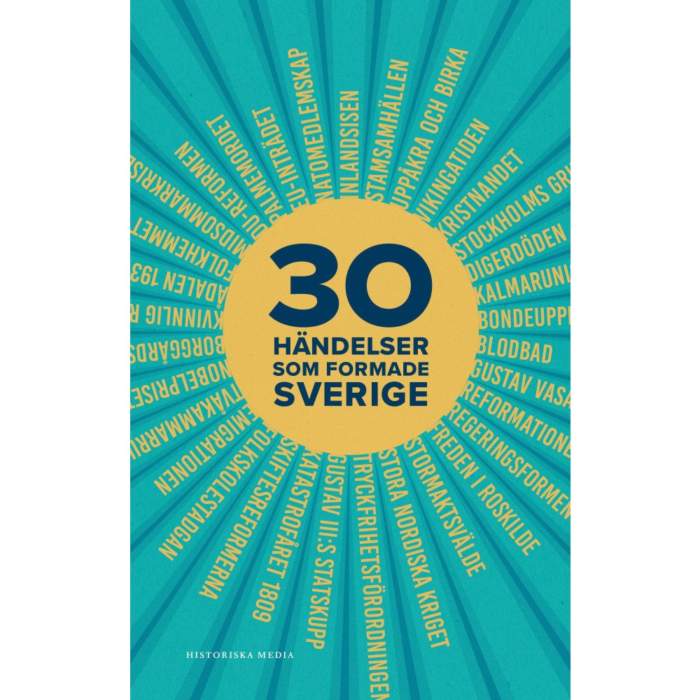 Henrik Arnstad 30 händelser som formade Sverige (bok, kartonnage)