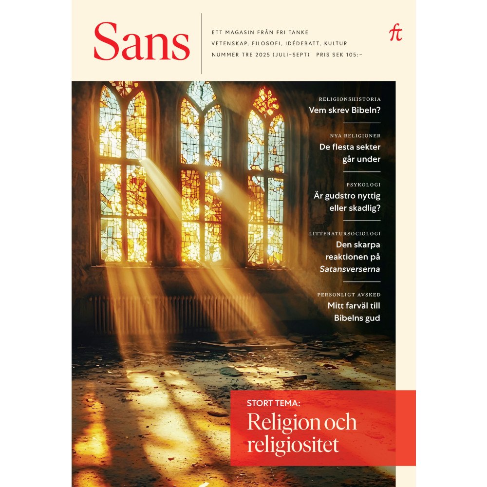 Fri Tanke Sans 3/2025. Religion och religiositet (häftad)