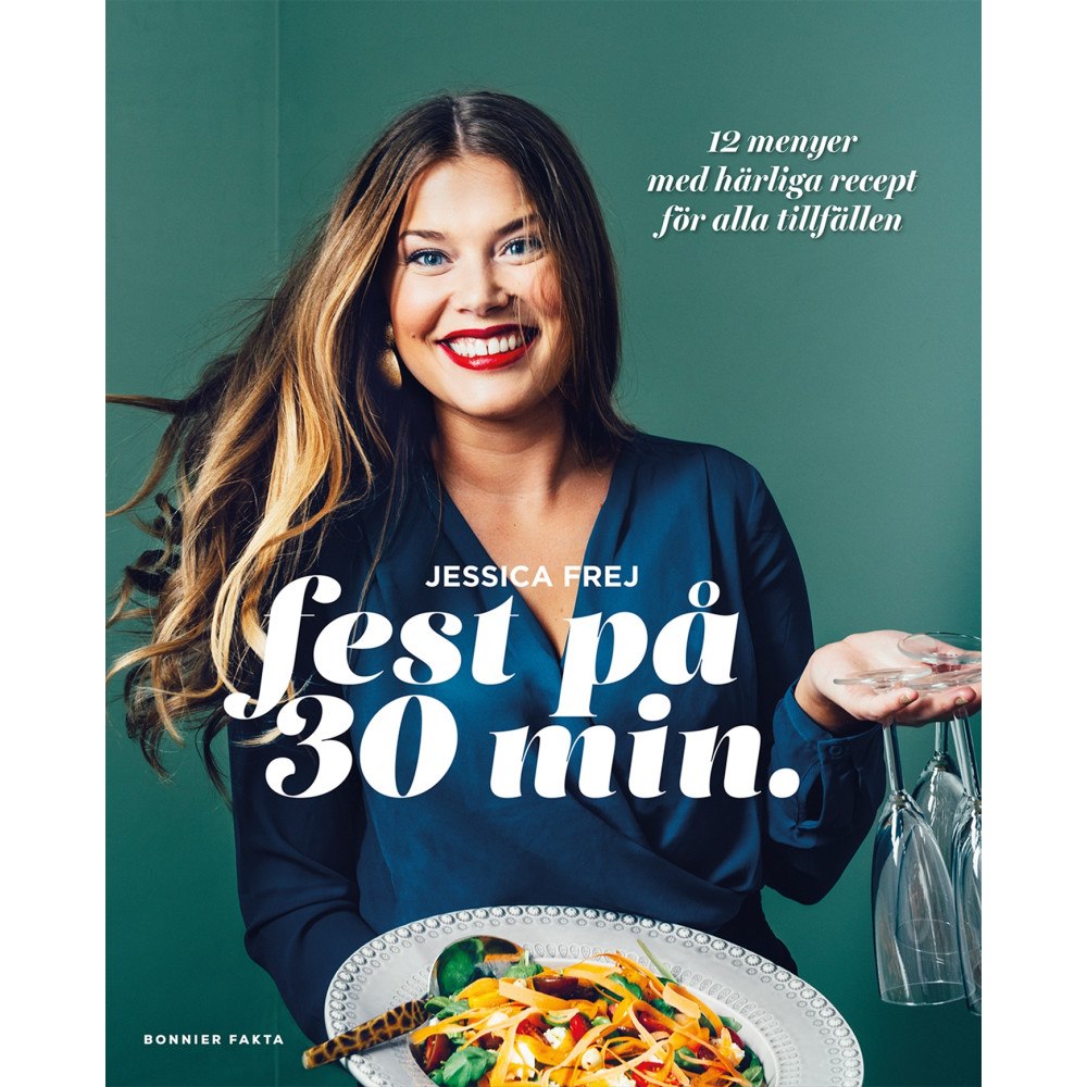 Jessica Frej Fest på 30 min. (bok, danskt band)