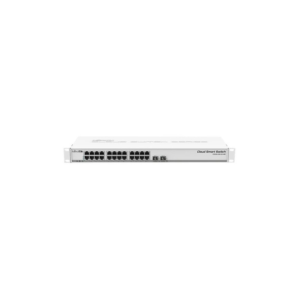 MikroTik MikroTik Cloud Smart Switch CSS326-24G-2S+RM - switch - 26 portar - smart - rackmonterbar