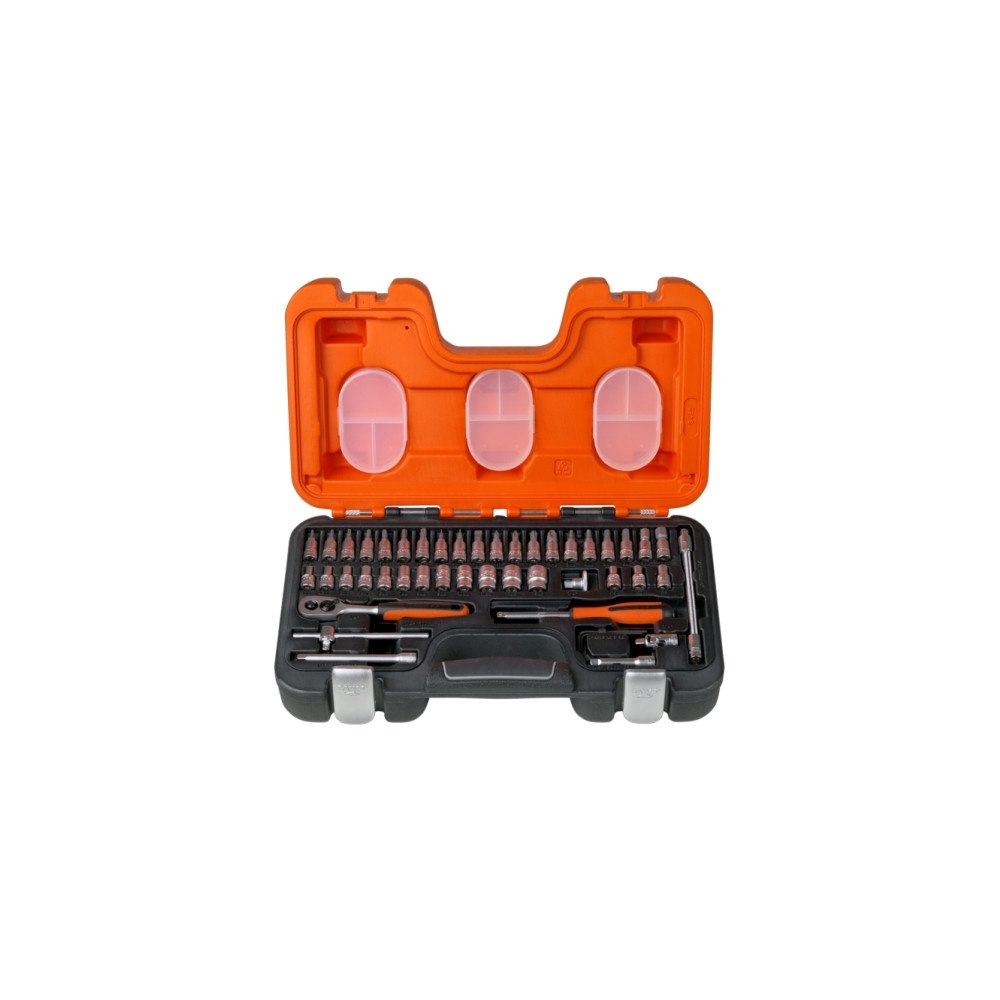 BAHCO Bahco Hylsnyckelsats 1/4", Hylssats, 1/4", Metrisk, 12 huvud...