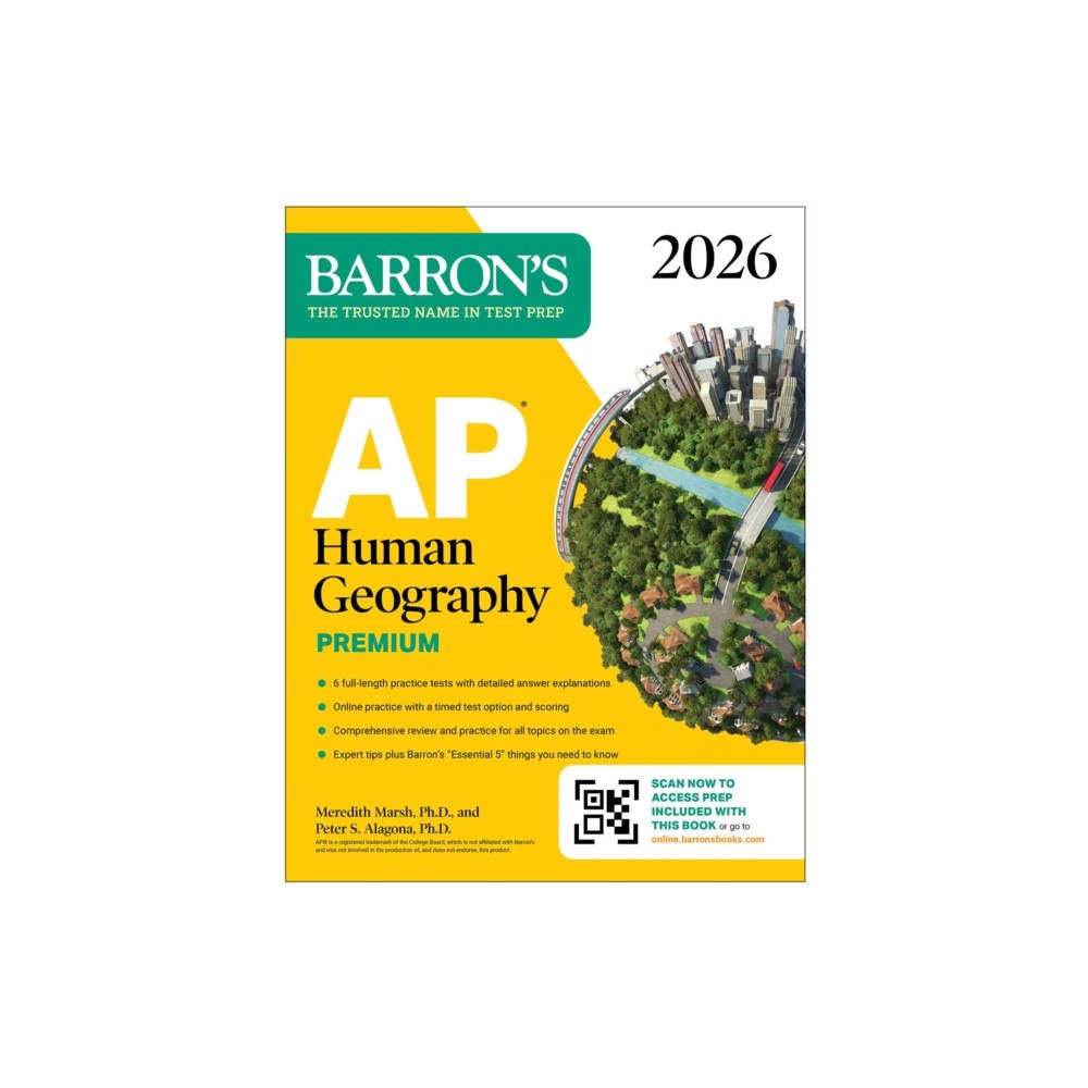 Kaplan Publishing AP Human Geography Premium, 2026: Prep Book with 6 Practice Tests+ Comprehensive Review + Online Practice (häftad, eng)