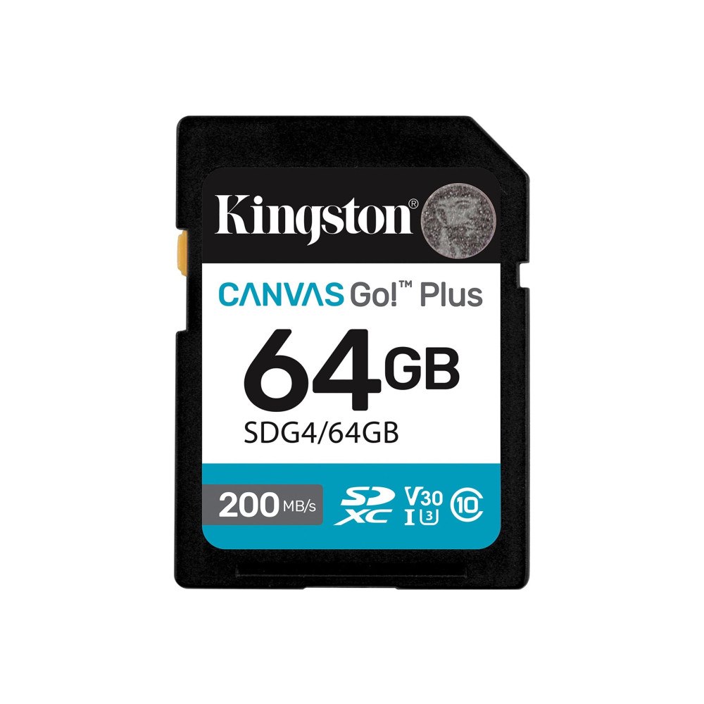 Kingston Kingston Canvas Go! Plus - flash-minneskort - 64 GB - SDXC UHS-I