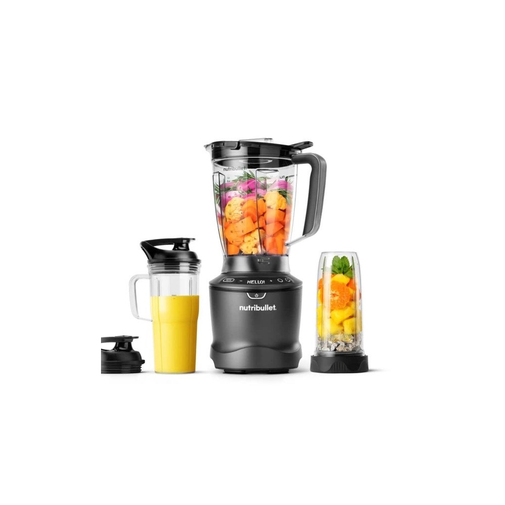 Nutri Bullet NutriBullet NBF550DG SmartSense 1500 Combo - blandare - mörkgrå