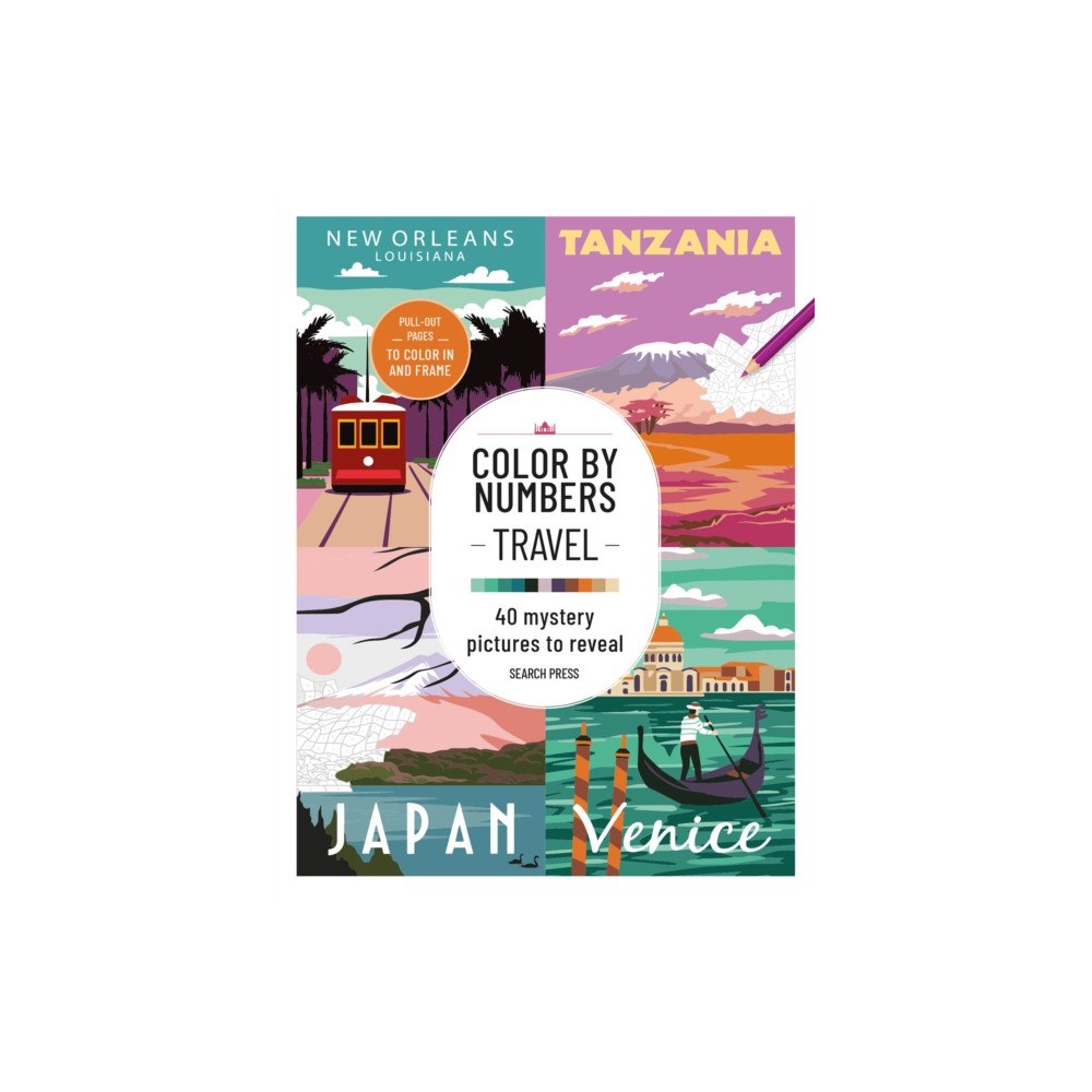 Search Press Ltd Color by Numbers: Travel (häftad, eng)