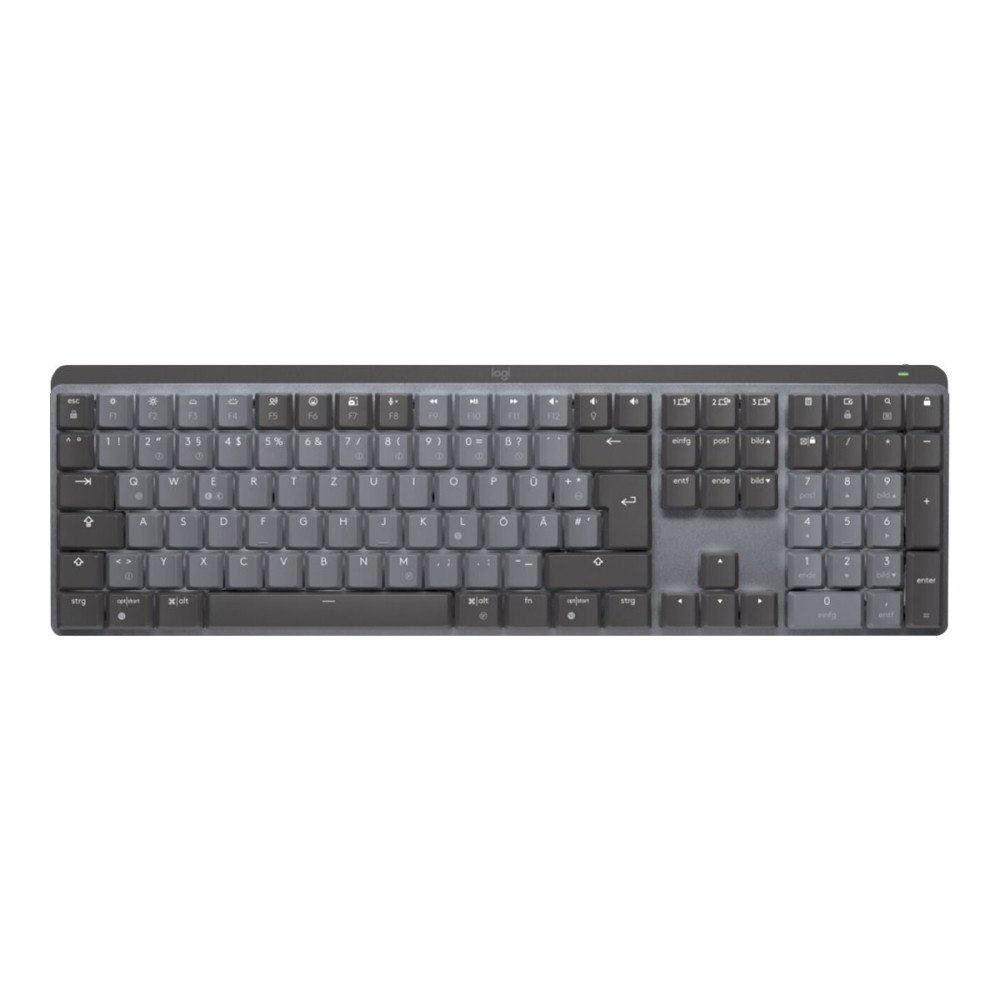 Logitech Logitech Master Series MX Mechanical - tangentbord - QWERTZ - tysk - grafit Inmatningsenhet