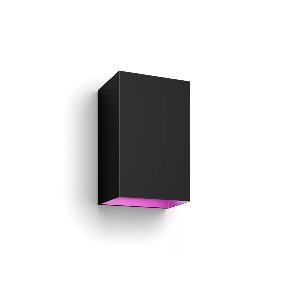 Philips Philips Hue White and Color Ambiance Resonate - vägglampa - LED x 2 - 8 W - 2000-6500 K - svart