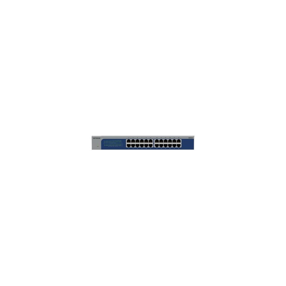 Netgear NETGEAR GS524v3 - switch - 24 portar - rackmonterbar