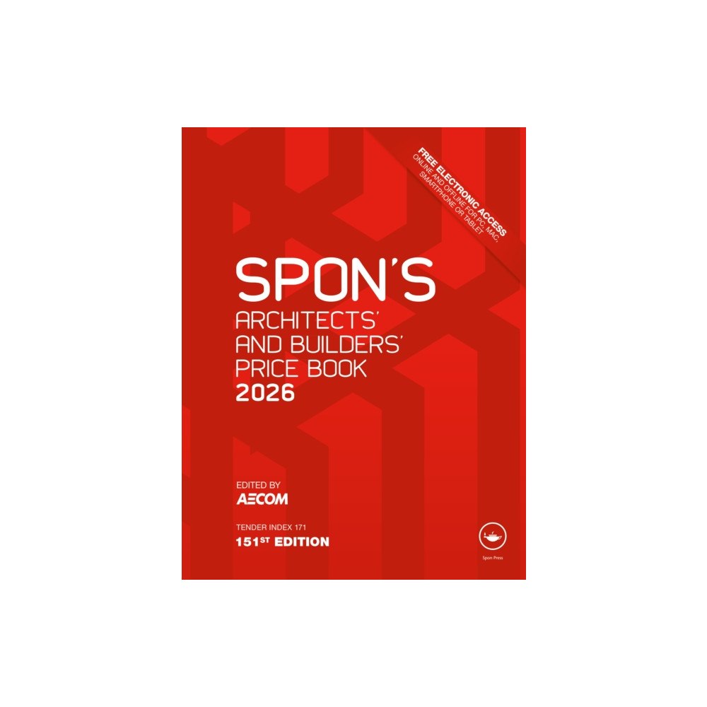 Taylor & francis ltd Spon's Architects' and Builders' Price Book 2026 (inbunden, eng)