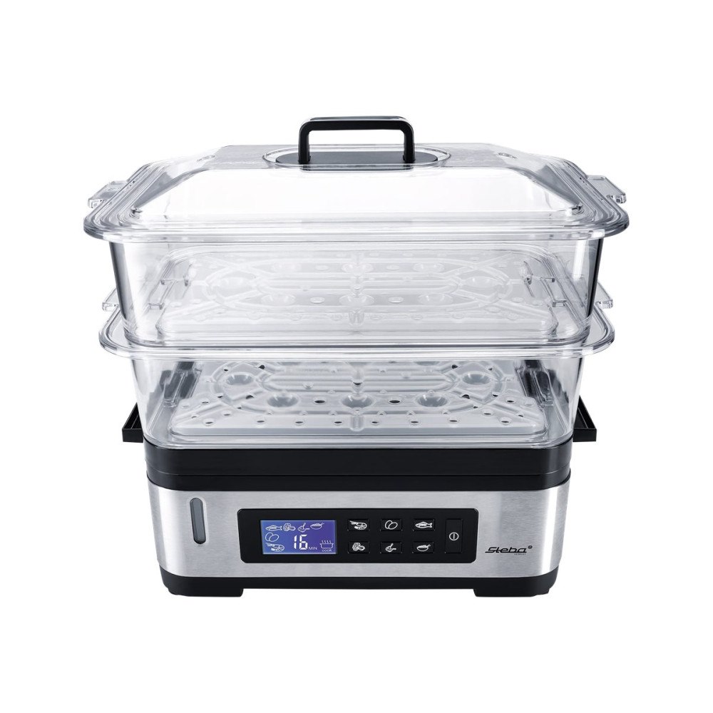 Steba Elektroger?te Steba DG 2 - ångkokare - rostfritt stål svart