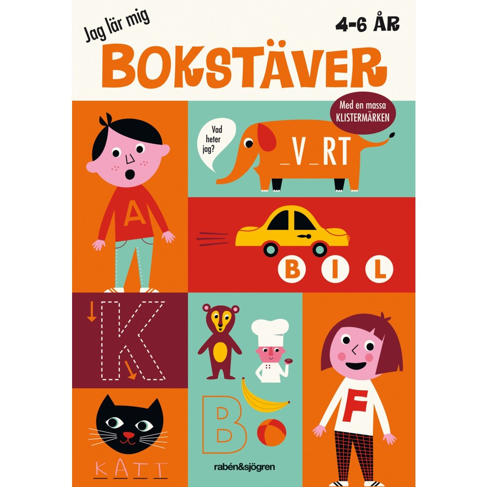 Ingela P Arrhenius Jag lär mig bokstäver